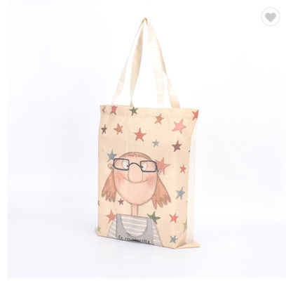 قیمت خوب بسته بندی شده 100gm Sublimation Cotton Fabric Bag Canvas Cloth Shopping Bag آنلاین