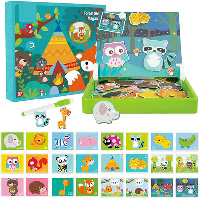 Good price Forest Animal Jigsaw Puzzles Magnetic Puzzles For Preschooler For Kids Ages 4-8 60pcs online