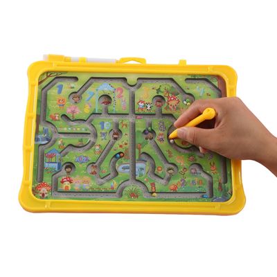 Dobra cena. Montessori Edukacyjny Animal Magnetic Puzzle Labiryntu Zabawki Z Rolling Beads w sieci