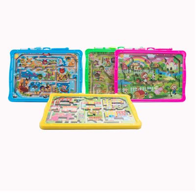 Dobra cena. Przedszkolna Magnetyczna Puzzle Labirynt Zabawki Gra z tablicą do rysowania dla 2-latków w sieci