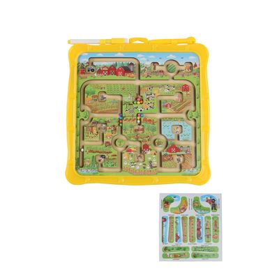 Un buen precio. Granja Educativo Magnético Puzzle Laberinto Juego de dibujo Juguetes de tablero en línea
