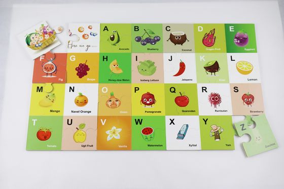 Dobra cena. Dzieci podłogi alfabet owoce Puzzle Puzzle edukacyjne gry w sieci