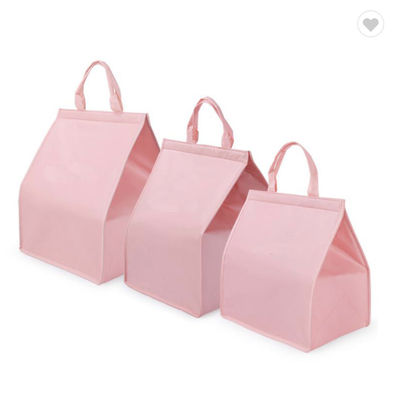 Un buen precio. Bolsa de aislamiento de pasteles triangulares no tejidos de 4 / 6 / 8 pulgadas Bolsa de enfriador de mariscos de aluminio en línea