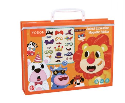 Ein guter Preis. CMYK Lerntiere Magnetische Puzzle Puzzle Aufkleber Kinder Lernspielzeug für 7 Jahre online